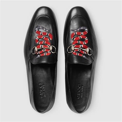 gucci men slip on loafer snake|gucci slip on loafers.